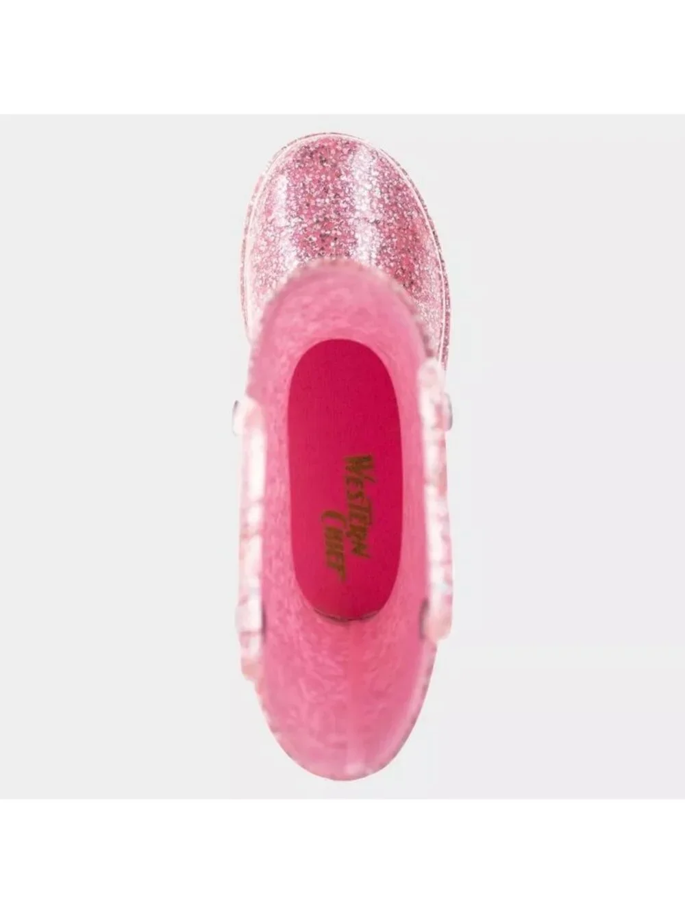 NEW Western Chief Toddler Abby Glitter Rain Boots - Pink
